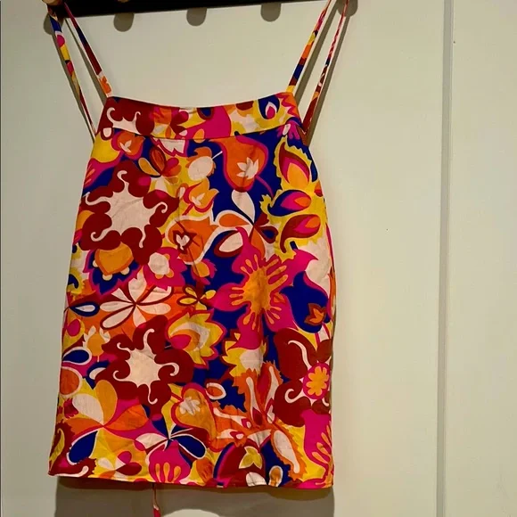 ba&sh Colorful Abstract Pattern top - Picture 1 of 3